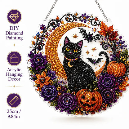 🎃 Halloween Diamond Painting Hanging Ornament Kit ✨