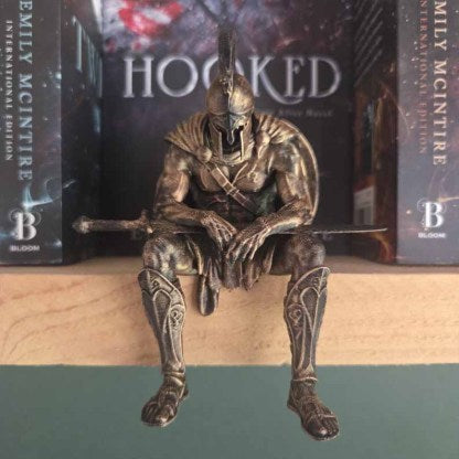Ancient warrior shelf sitter gift for history lover