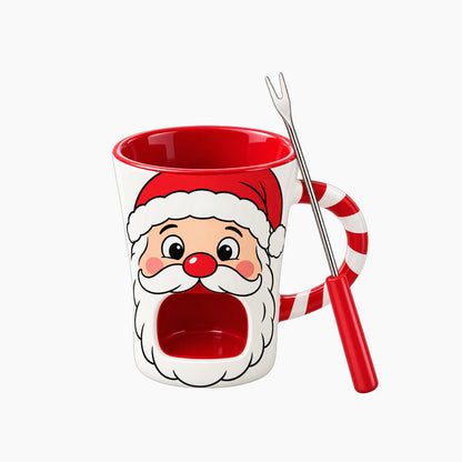 🎅🍫 Santa’s Sweet Melt™ Christmas Chocolate Fondue Mug