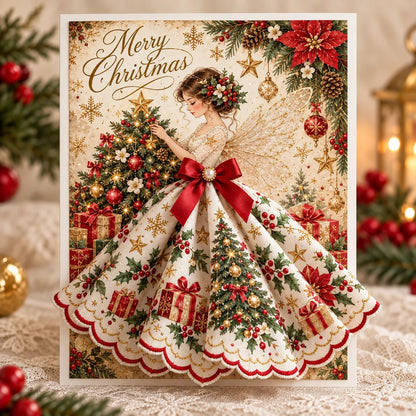 🪽✨3D Christmas Angel Greeting Card