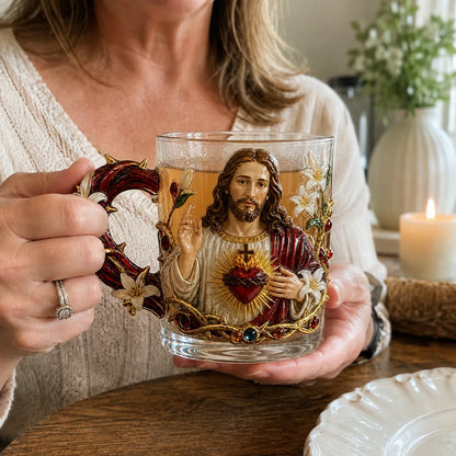 ⏳ Last Day 49% OFF – ✝️ 3D Christian Devotional Glass Mug Collection