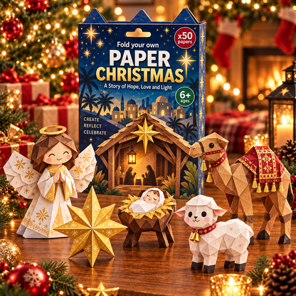 🧘Relaxing & Beginner-Friendly- 3D DIY Paper Christmas(💕Step-by-Step Guide Included)