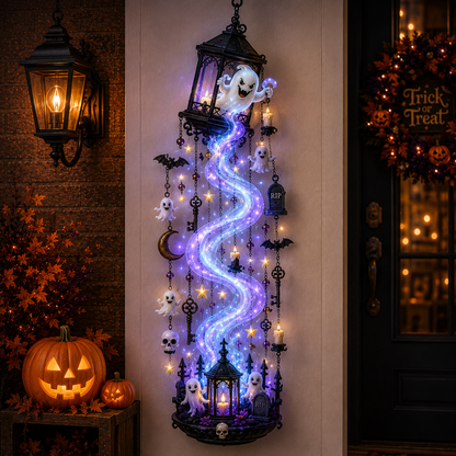 🎃✨ Haunted Glow Cascade Door Hanger Collection 👻🕯️