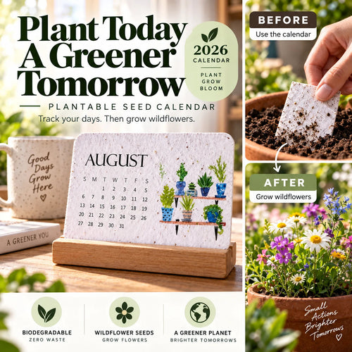 🌱Eco-Friendly Plantable “Timeless” Seed Calendar 2027