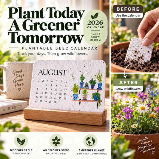 🌱Eco-Friendly Plantable “Timeless” Seed Calendar 2027