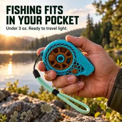 ⏰Limited Stock 50% OFF -  🎣 Pocket Fishing Reel — Ultralight Rodless Handline