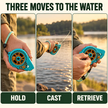 ⏰Limited Stock 50% OFF -  🎣 Pocket Fishing Reel — Ultralight Rodless Handline