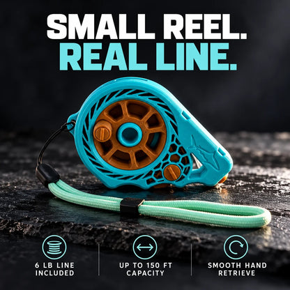 ⏰Limited Stock 50% OFF -  🎣 Pocket Fishing Reel — Ultralight Rodless Handline