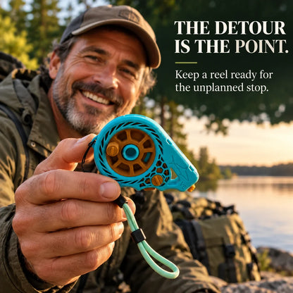 ⏰Limited Stock 50% OFF -  🎣 Pocket Fishing Reel — Ultralight Rodless Handline