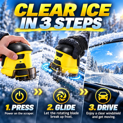 🔥 50% OFF TODAY — ❄️ Cordless Electric Snow Scraper | Clear Frost & Ice in Seconds 🎁