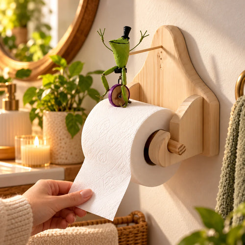 🐸 Creative Animal Toilet Paper Holder