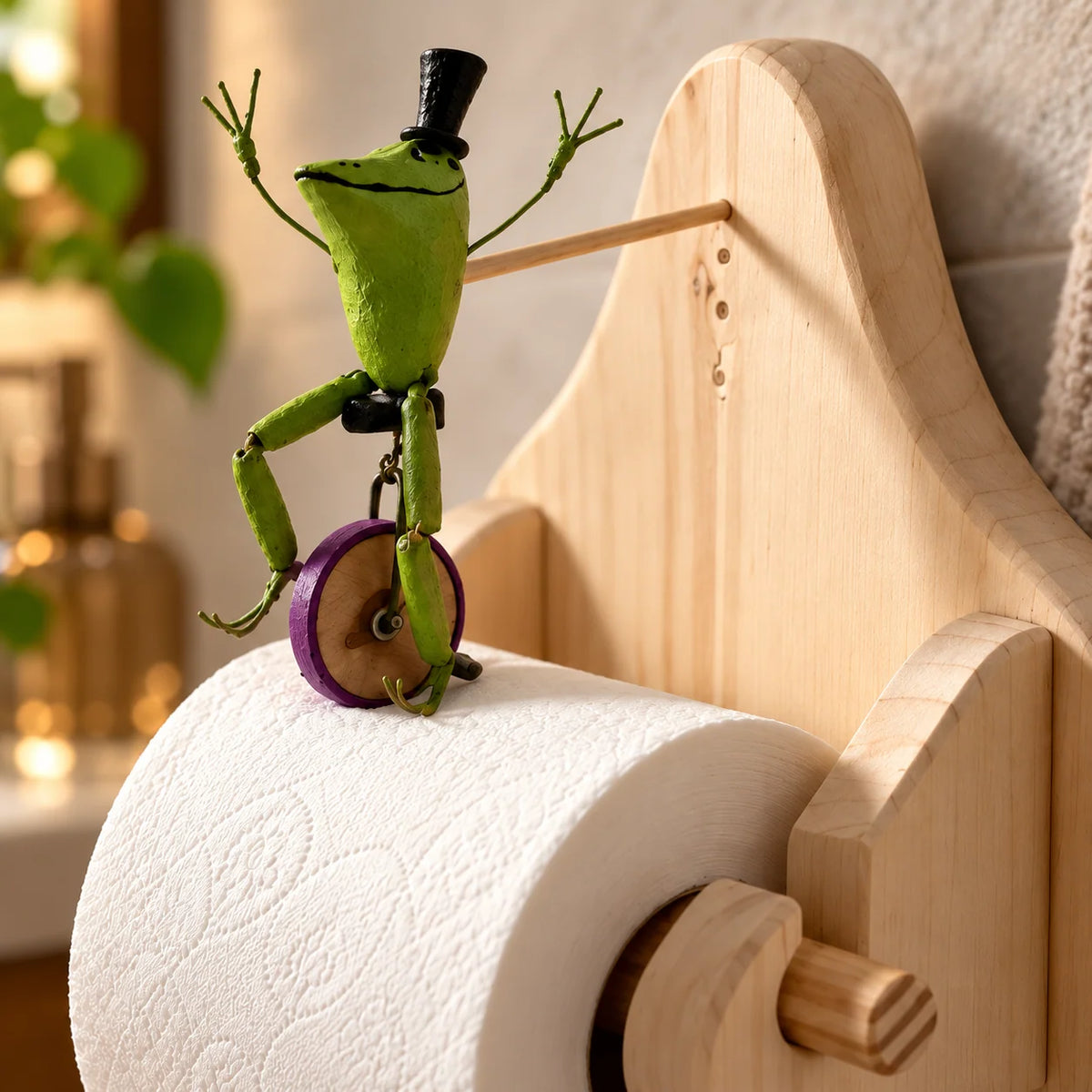 🐸 Creative Animal Toilet Paper Holder