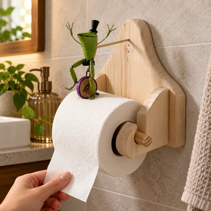 🐸 Creative Animal Toilet Paper Holder