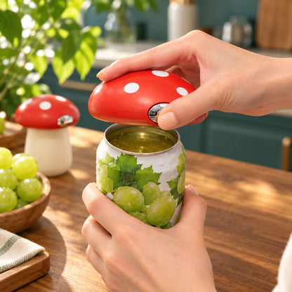 ⏰Limited Stock 50% OFF - 🍄 Magnetic Mushroom Bottle Opener – 3-in-1 Cap Remover & Can Opener Kitchen Gadget