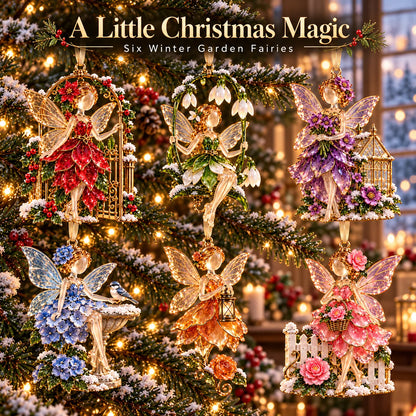 Winter Garden Fairies – 6 Enchanting Christmas Ornament Designs