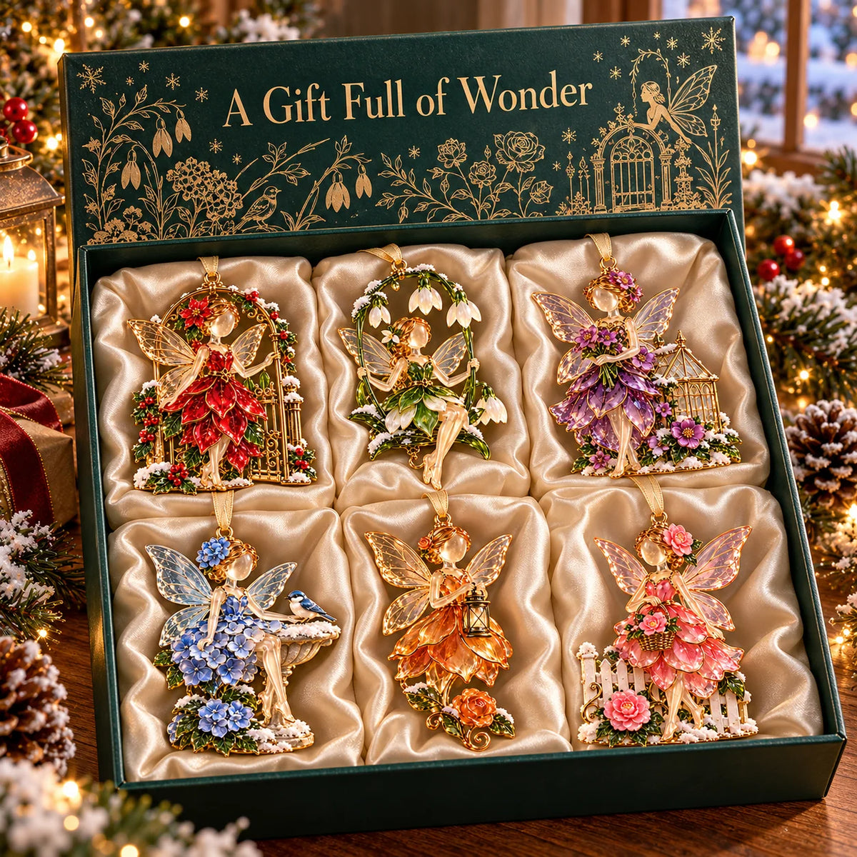 Winter Garden Fairies – 6 Enchanting Christmas Ornament Designs