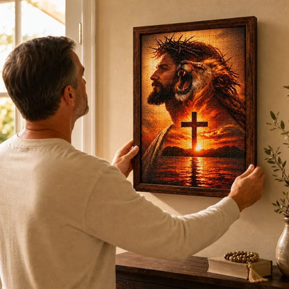 👑✝️ He Reigns — DIY Christian Jigsaw Puzzle