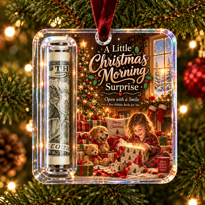 🎄💵 A Little Christmas Surprise™ Cash Gift Ornament Collection 🎁✨