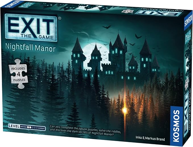 Nightfall Manor mystery puzzle edition