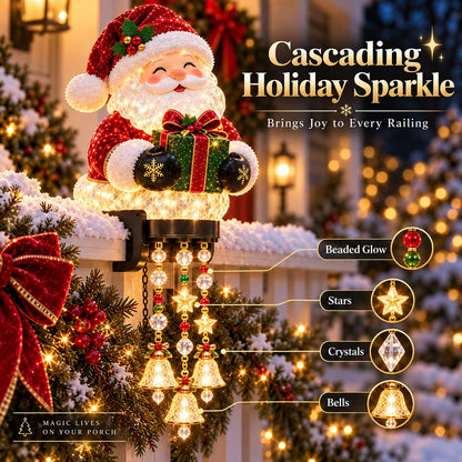 🎄 Weihnachtslichter fürs Verandageländer – 4 festliche Figuren-Designs