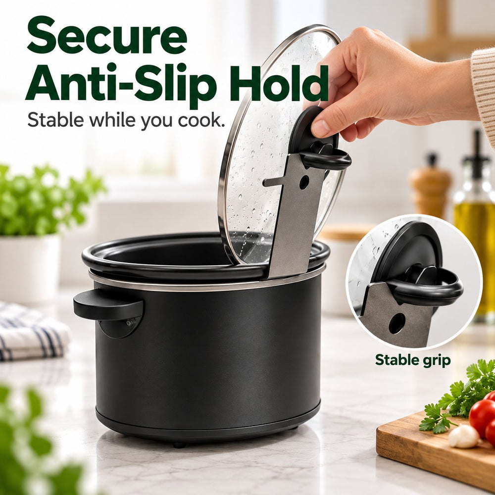 Pot lid taking up countertop space