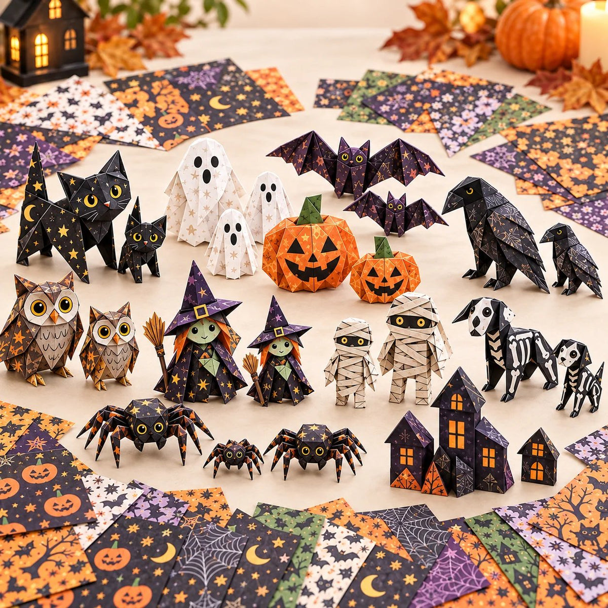 Halloween paper craft activity