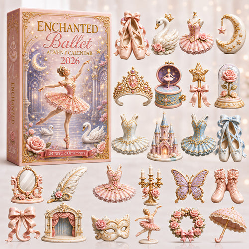 ⌛ Last Day! 49% OFF – 🩰 Enchanted Ballet Advent Calendar 2026 – 24 Days of Ballet Magic