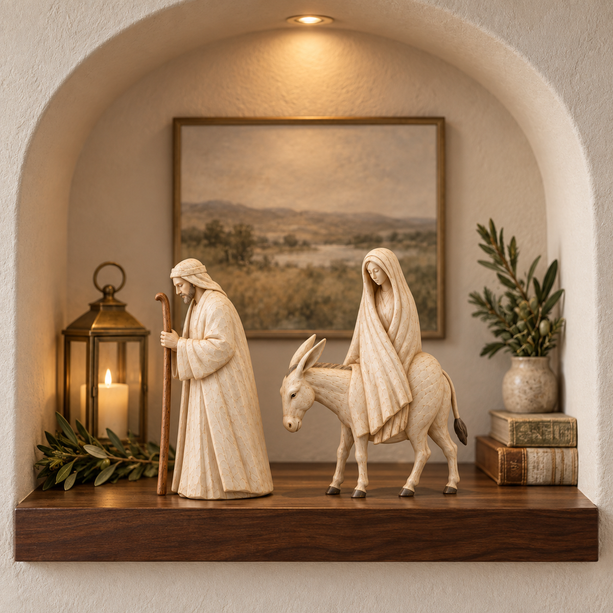 Journey to Bethlehem Nativity Figurine Set