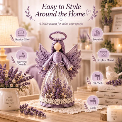 Lighted Floral Angel Figurine