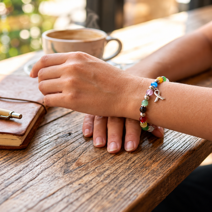 🎗️ 18 Colors of Courage Cancer Awareness Bracelet – Wear Hope, Strength & Support