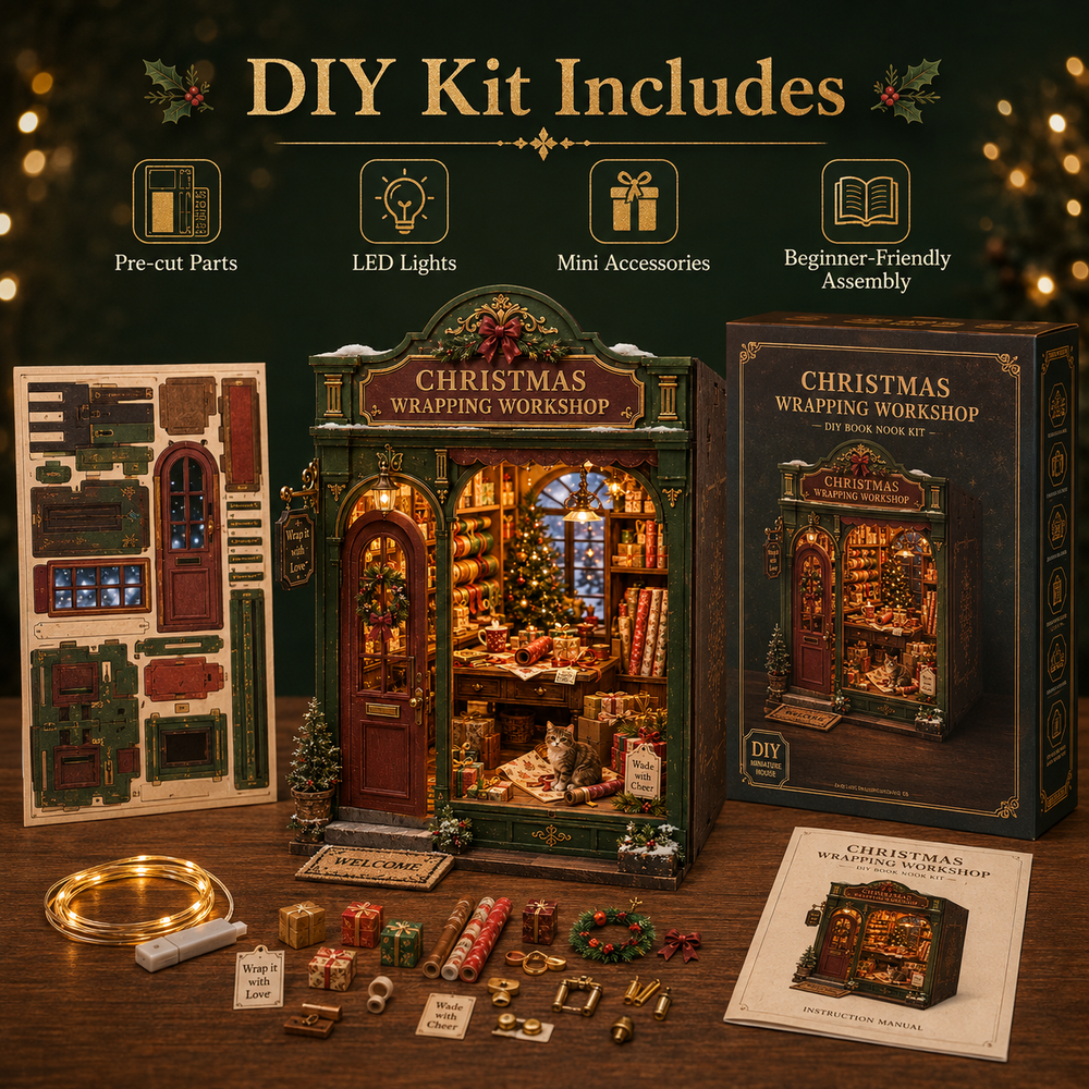 Christmas Wrapping Workshop DIY kit