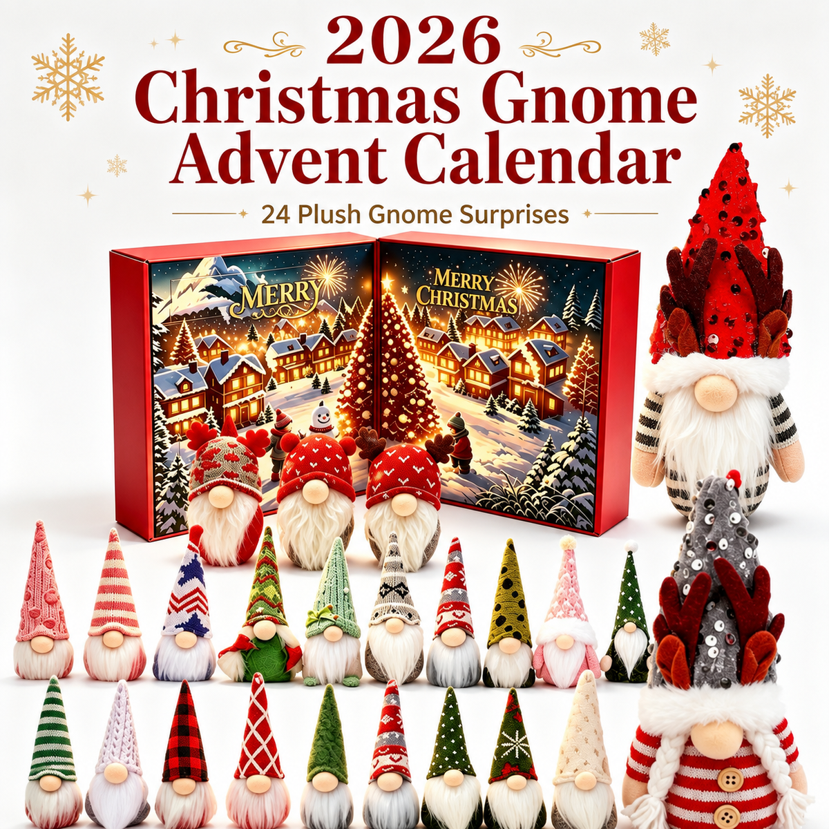 2026 Christmas Gnome Advent Calendar