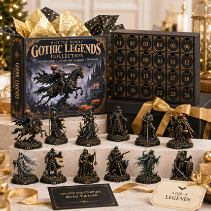 🖤 Gothic Legends Advent Calendar 2026 — 24 Days, 24 Dark Legends, 24 Unique Collectible Sculptures