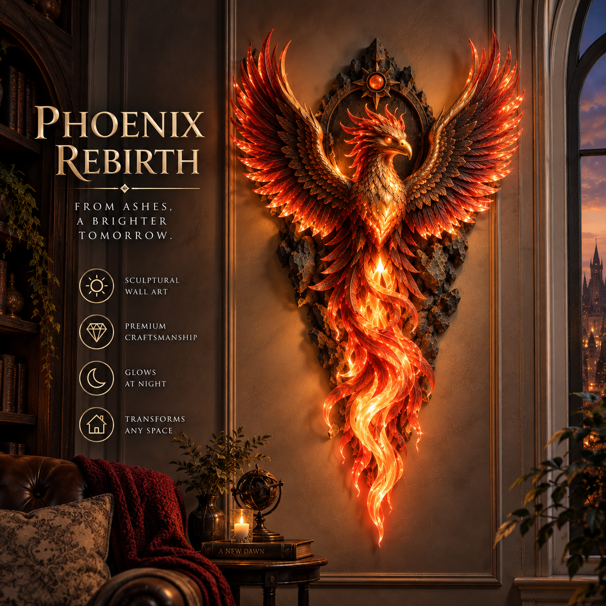 Legends of Light™ Fantasy Guardian Wall Sconce Collection