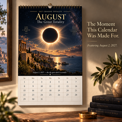 2027 Chasing Totality™ Calendar-A Year Beneath Extraordinary Skies