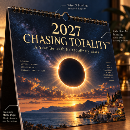 2027 Chasing Totality™ Calendar-A Year Beneath Extraordinary Skies