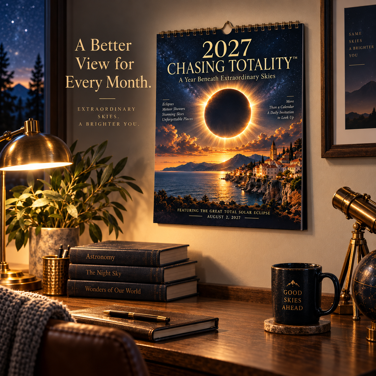 2027 Chasing Totality™ Calendar-A Year Beneath Extraordinary Skies