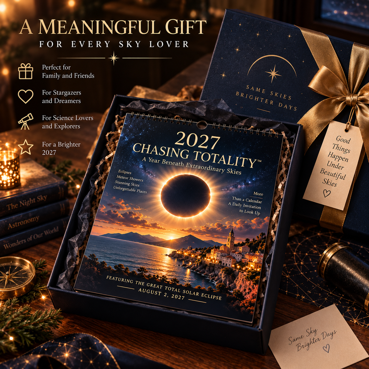 2027 Chasing Totality™ Calendar-A Year Beneath Extraordinary Skies