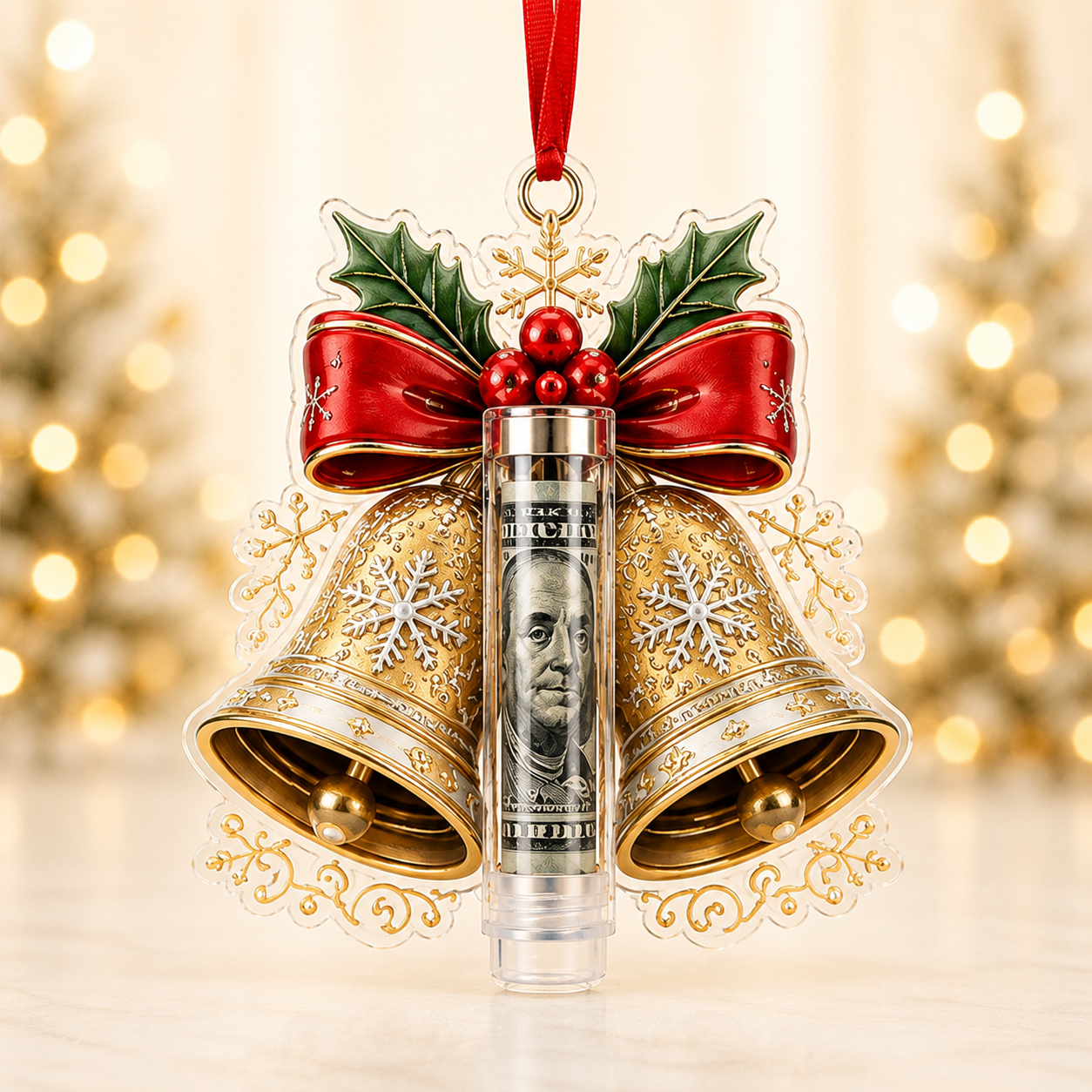🎁💵 Christmas Cash Holder Ornament — Turn Cash Into a Christmas Surprise