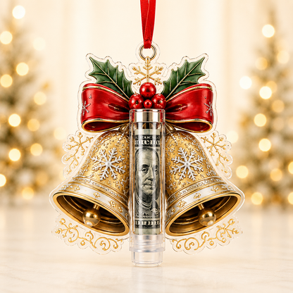 🎁💵 Christmas Cash Holder Ornament — Turn Cash Into a Christmas Surprise
