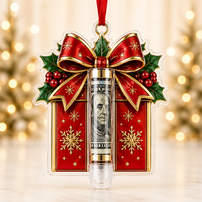 🎁💵 Christmas Cash Holder Ornament — Turn Cash Into a Christmas Surprise