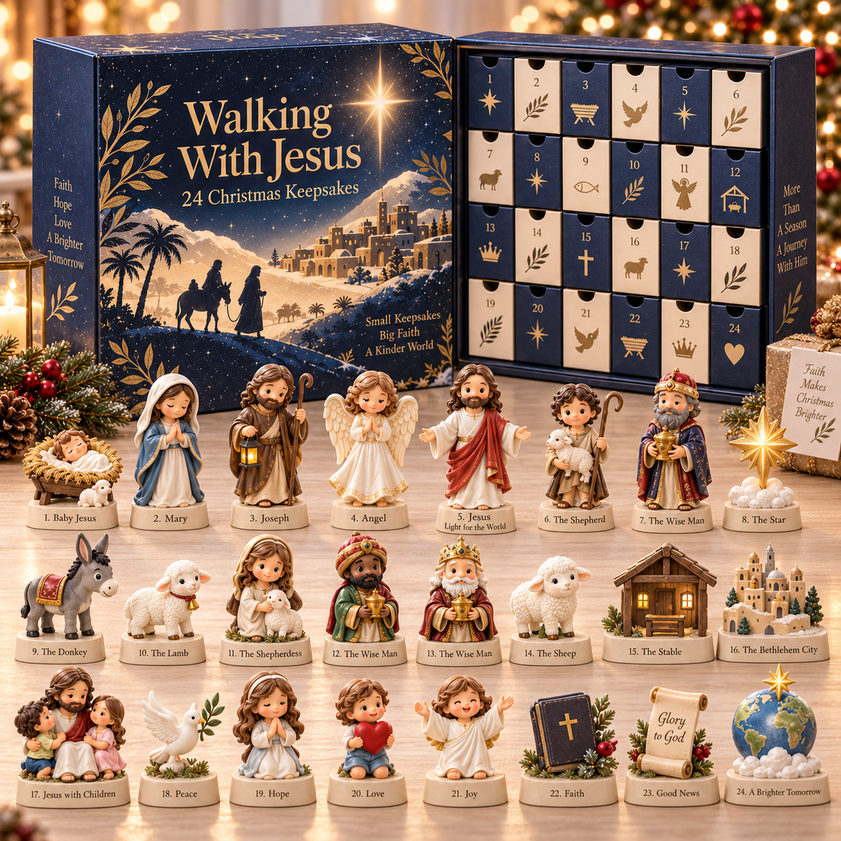 24 unique Walking With Jesus keepsakes