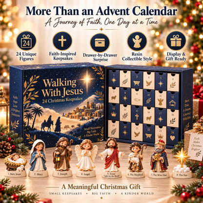 ✝️ Walking With Jesus — 24 Christmas Keepsakes