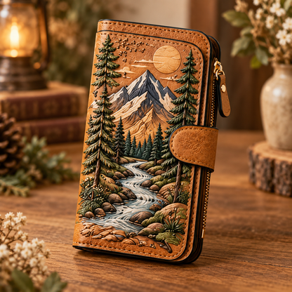 ✨ Vintage Embossed Art Wallet – Choose Your Favorite Design