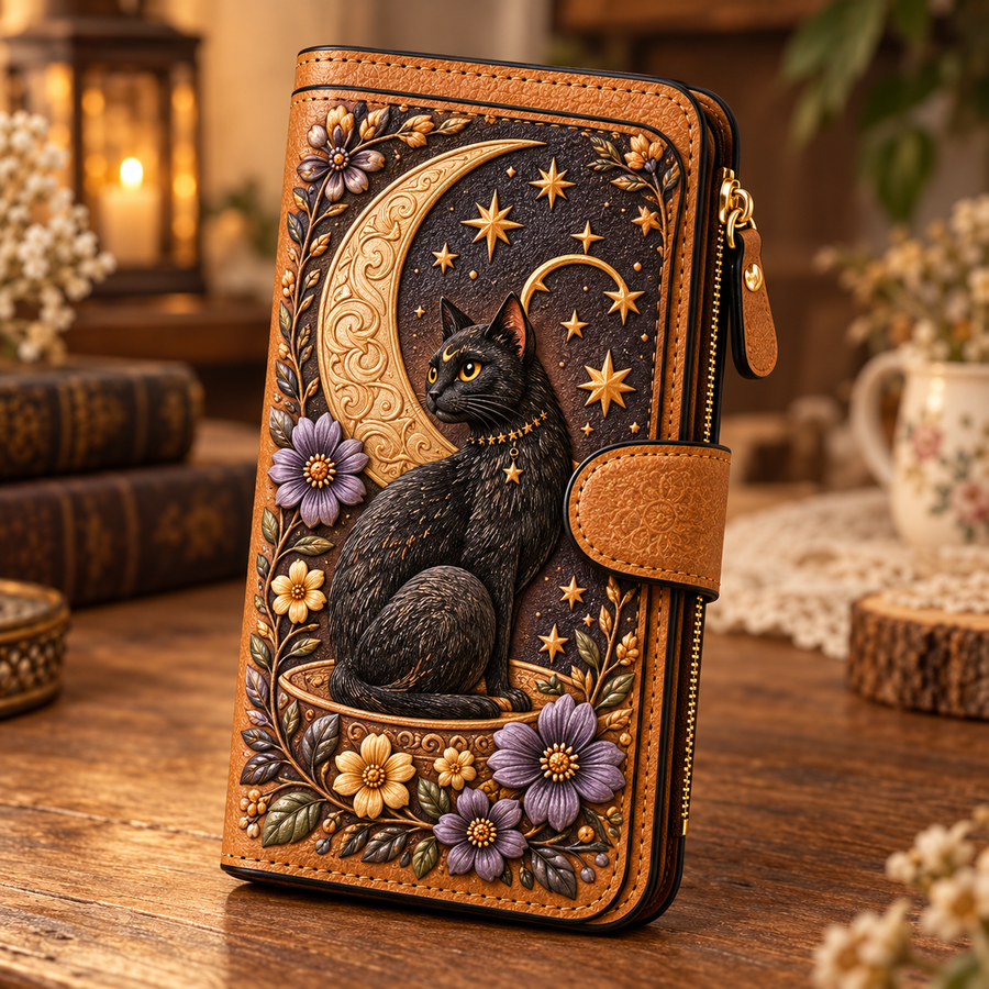 Crescent Cat wallet