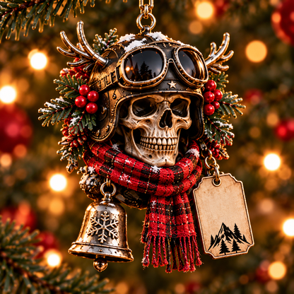 🏍️ Motorcycle Christmas Ornaments – Ride Safe, Ride Free, Come Home 🎄