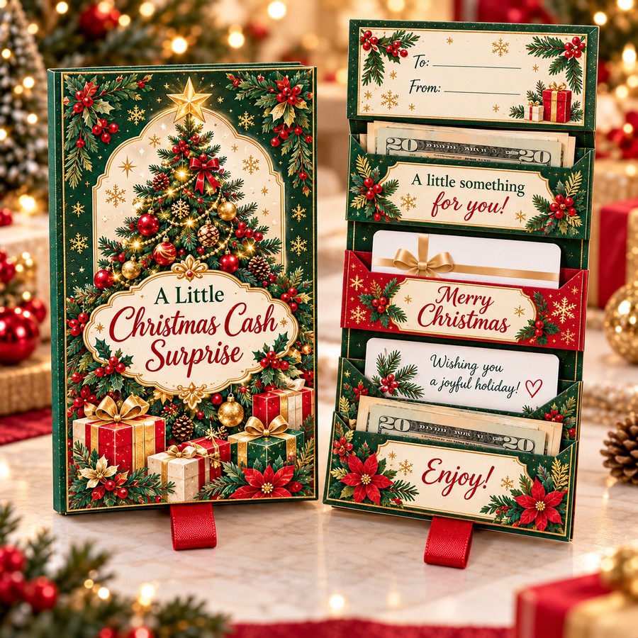 Christmas Tree Cash Reveal Booklet