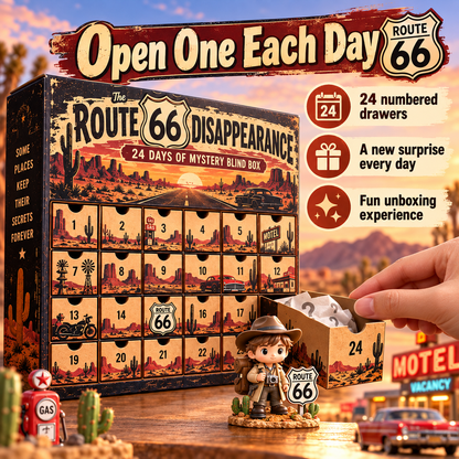 🚗 Route 66 Mystery Blind Box – 24 Days of Americana Collectibles
