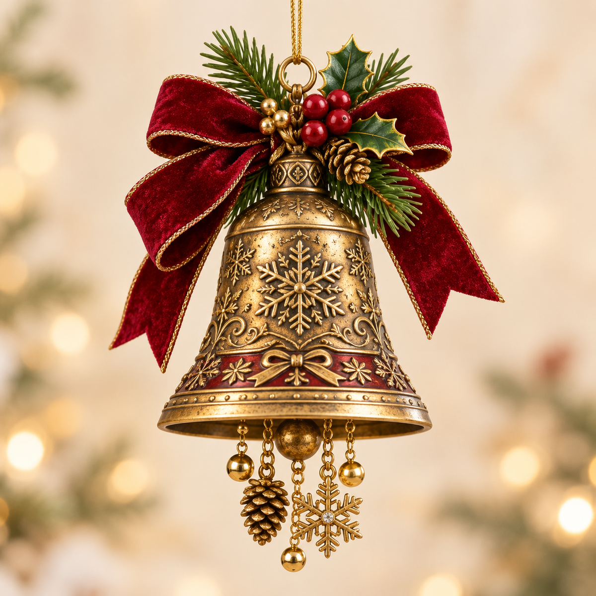 Heritage Christmas Tree Bell Ornament Collection