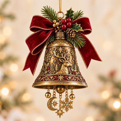 Heritage Christmas Tree Bell Ornament Collection